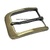 SMOOTH GOLD-PLATED METAL BUCKLE FOR BELT WIDTH 35 MILLIMETRES