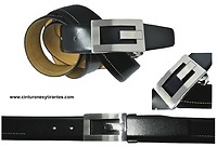 LEATHER BELT TITTO BLUNI