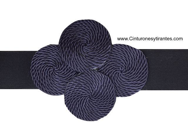 BELT OF CORD AND KNOTS BELT WOMEN WITH CLOSE 