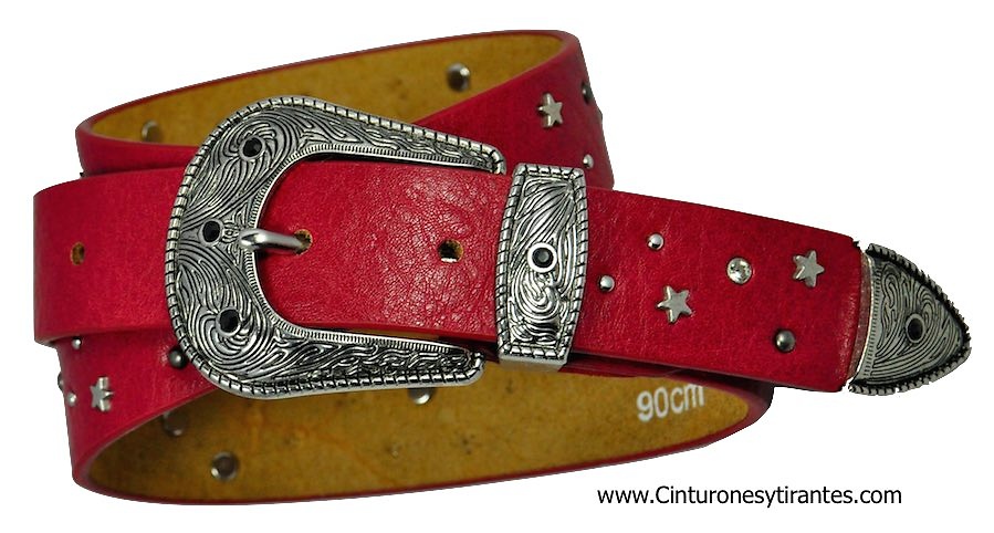 BELT WITH BUCKLE AND METAL TOE -4 COLORS- 