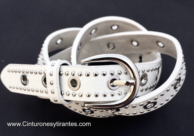 BELT WITH BUCKLE AND METAL TOE -4 COLORS- 