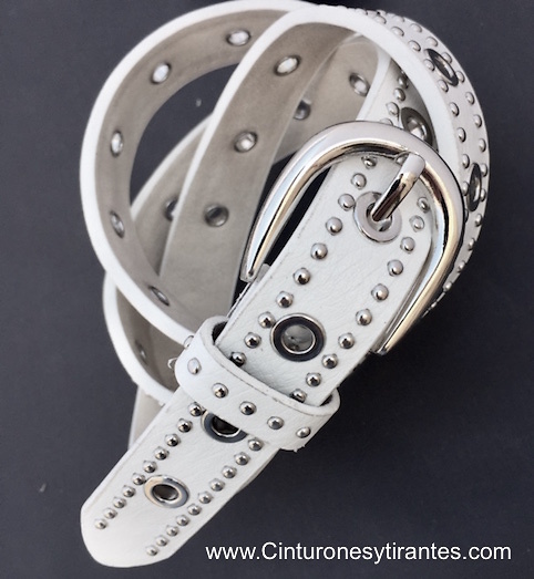 BELT WITH BUCKLE AND METAL TOE -4 COLORS- 