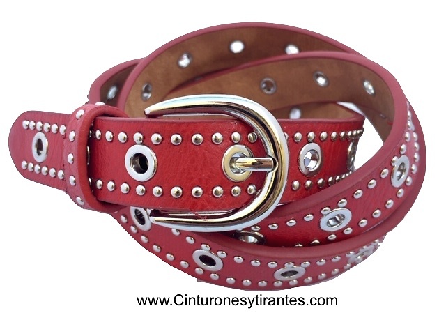 BELT WITH BUCKLE AND METAL TOE -4 COLORS- 