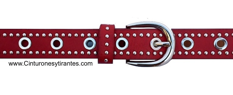 BELT WITH BUCKLE AND METAL TOE -4 COLORS- 