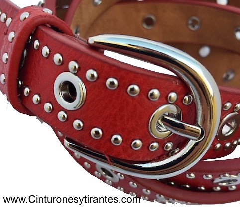 BELT WITH BUCKLE AND METAL TOE -4 COLORS- 