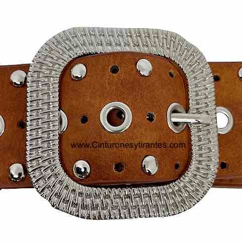 BELT WITH BUCKLE AND METAL TOE -4 COLORS- 