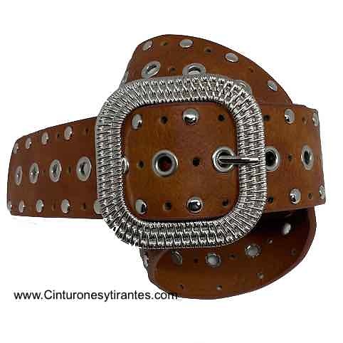 BELT WITH BUCKLE AND METAL TOE -4 COLORS- 