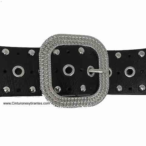 BELT WITH BUCKLE AND METAL TOE -4 COLORS- 