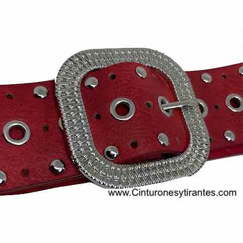 BELT WITH BUCKLE AND METAL TOE -4 COLORS- 