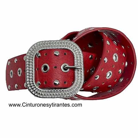 BELT WITH BUCKLE AND METAL TOE -4 COLORS- 