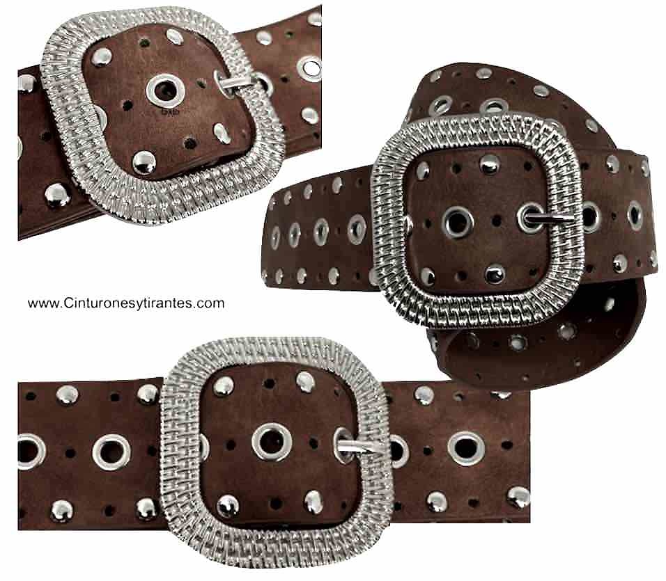 BELT WITH BUCKLE AND METAL TOE -4 COLORS- 