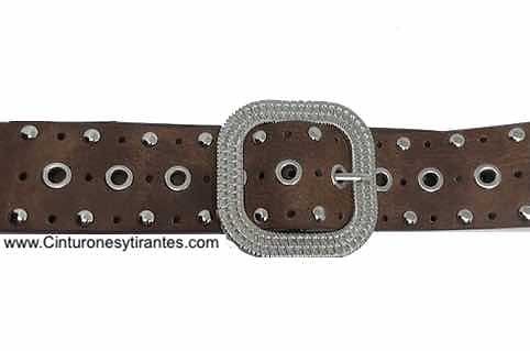 BELT WITH BUCKLE AND METAL TOE -4 COLORS- 