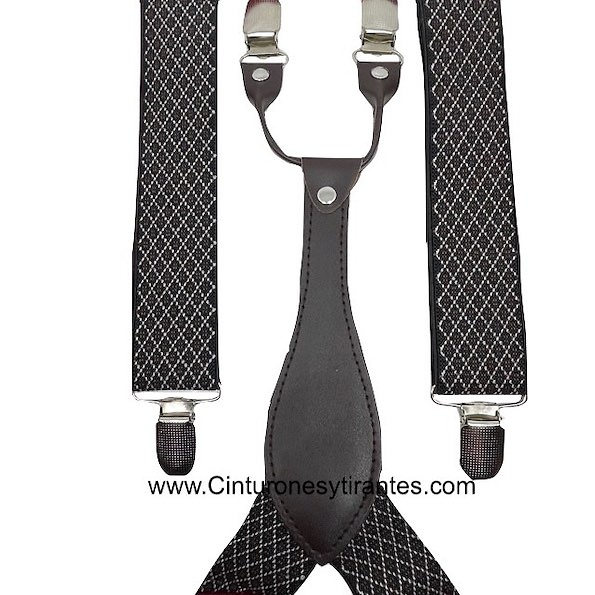 BLACK DIAMOND STRAPS AND CAMEL POLKA DOTS 