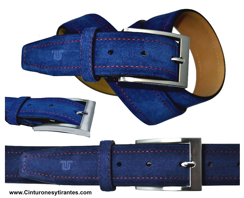 BLUNI TITTO BELT MEN HIGH QUALITY LEATHER 