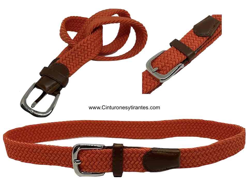 BRAIDED RUBBER BELT FOR CHILDREN 