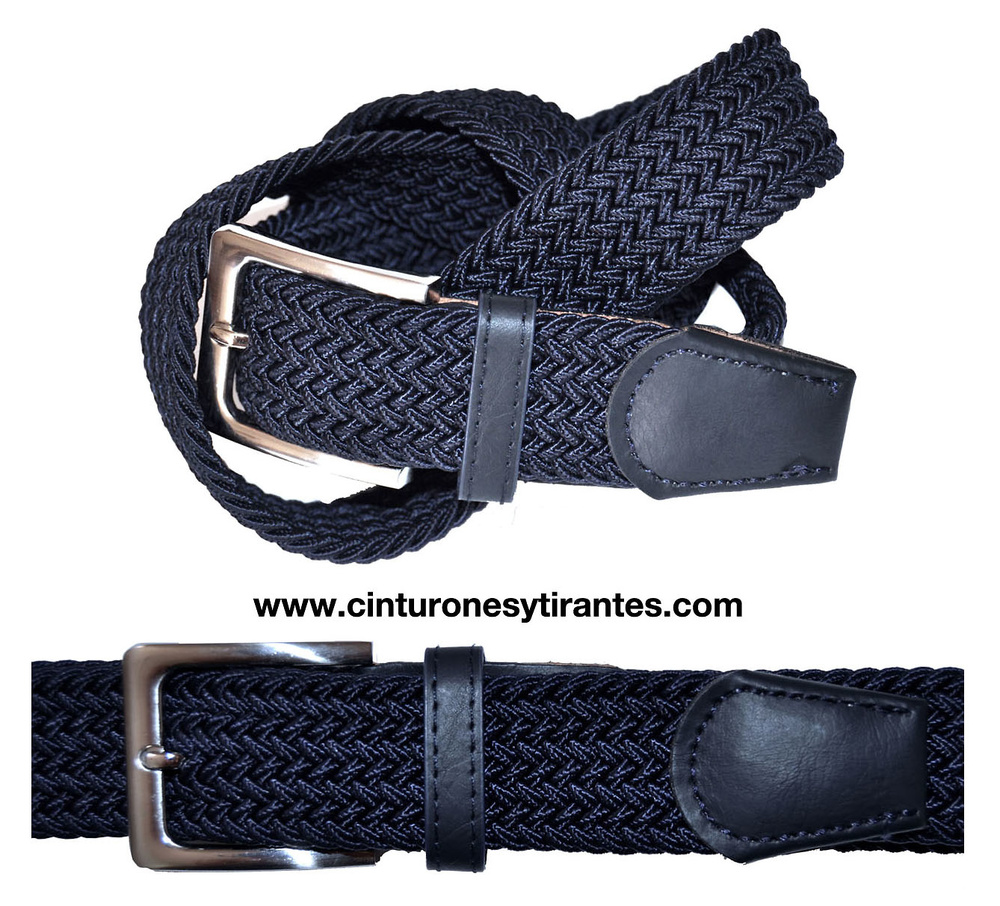 BRAIDED RUBBER BELT FOR MAN OR YOUNG 