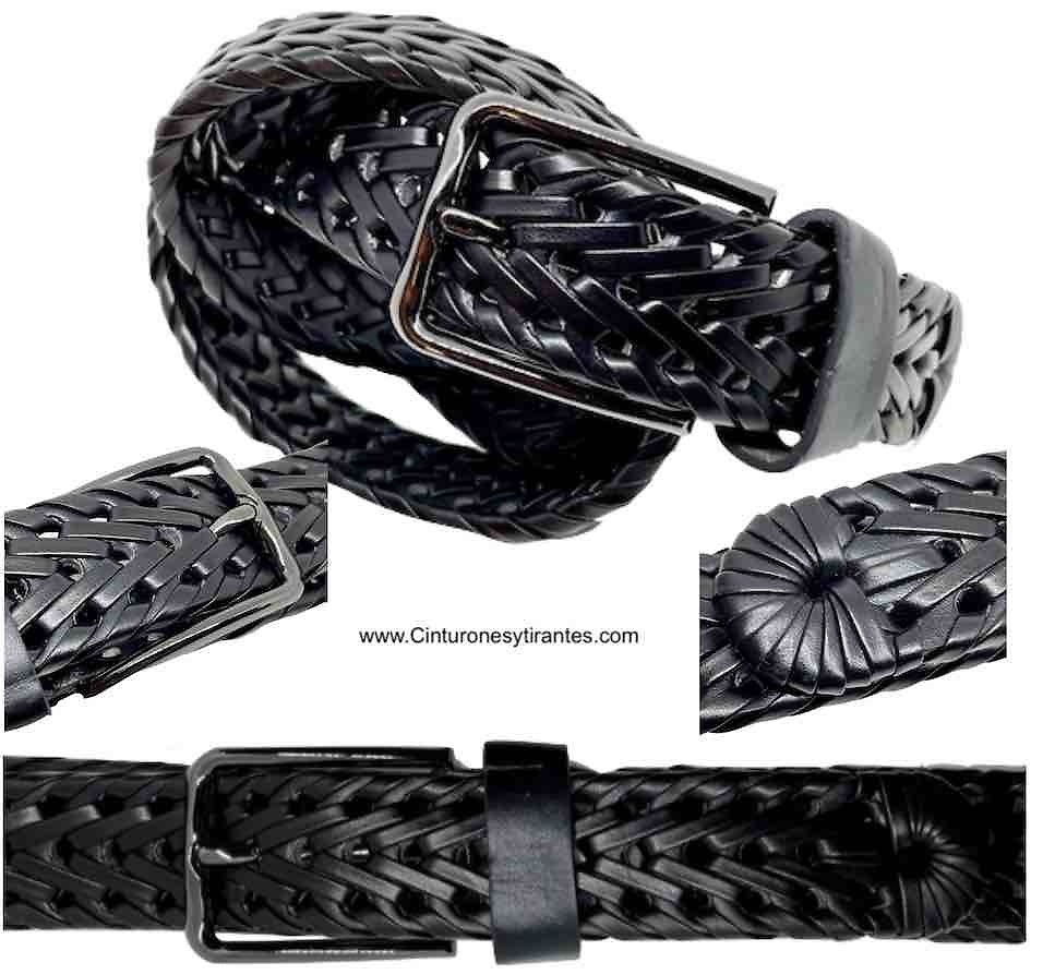 BRAIDING HANDMADE LEATHER BELT 