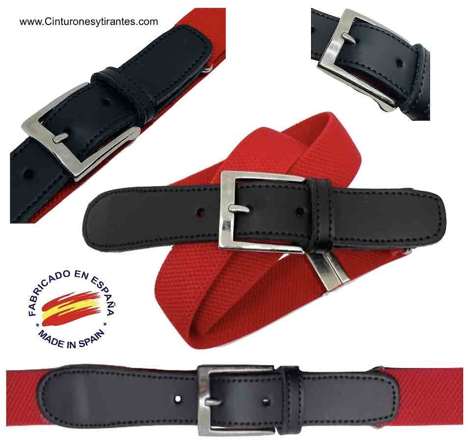 Cinturones y Tirantes de color rojo para hombre en rebajas