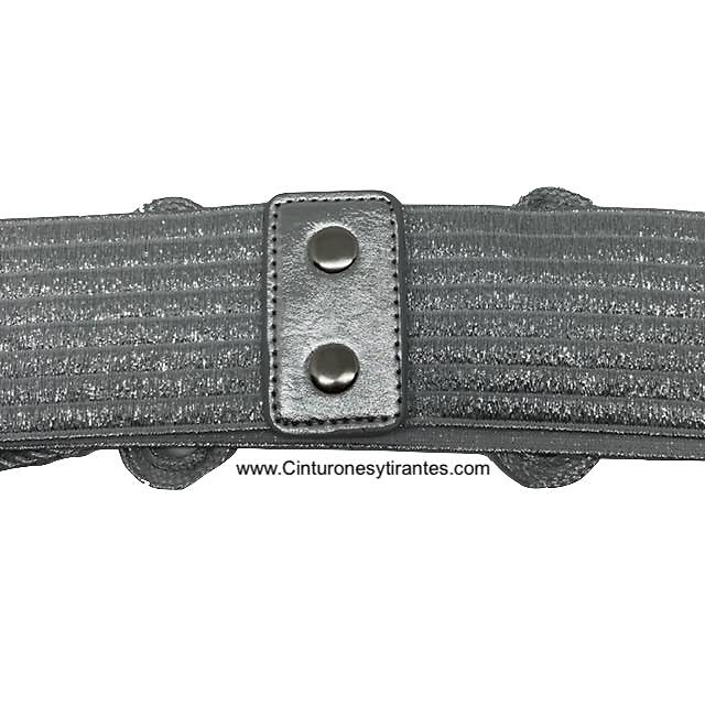 CINTURÓN JOYA DE PASAMANERIA ELÁSTICO PARA MUJER -2 COLORES- 