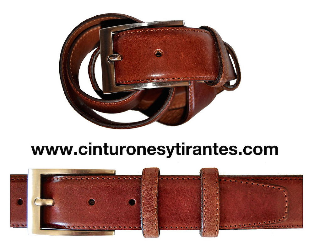 CINTURON HOMBRE TODO EN PIEL,REF15500