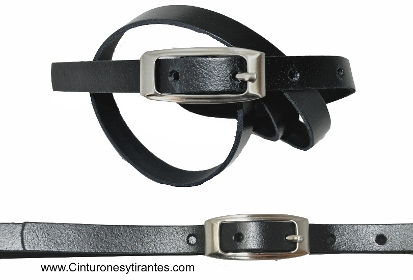Accesorios Cinturones Cinturones de cuero LTB Cintur\u00f3n de cuero marr\u00f3n-color bronce look casual 