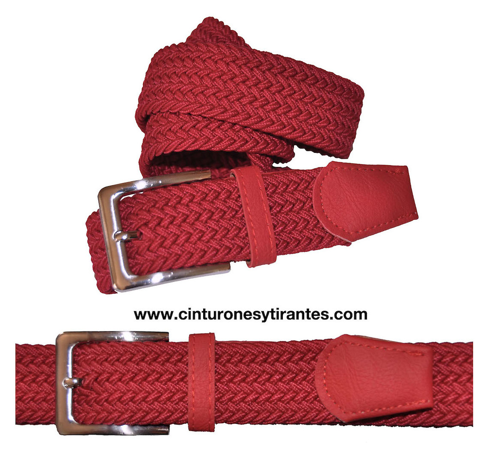 Cinturones y Tirantes de color rojo para hombre en rebajas