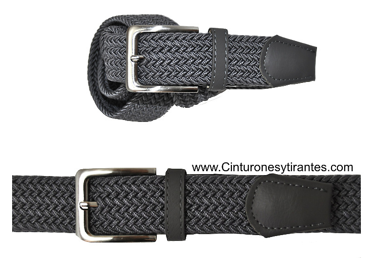  Aecibzo Cinturón elástico trenzado con hebilla para hombre y  mujer, Negro, X-Small (Length 100cm) : Ropa, Zapatos y Joyería