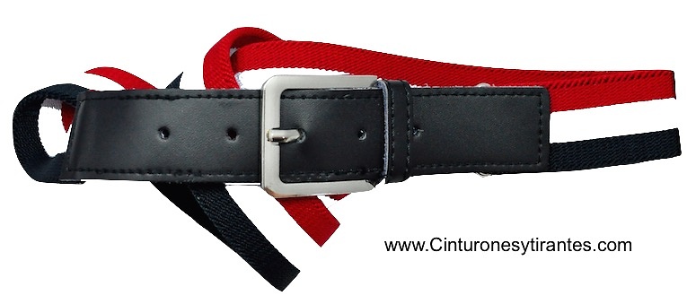 ELASTIC BELT WITH TRICOLOR SIZE REGULATOR 