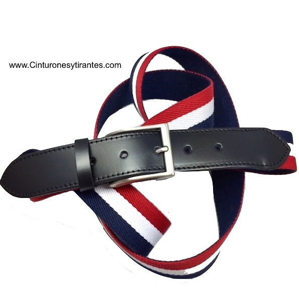 EXTRA STRONG LEATHER AND CANVAS BELT FOR MEN LARGE SIZES 