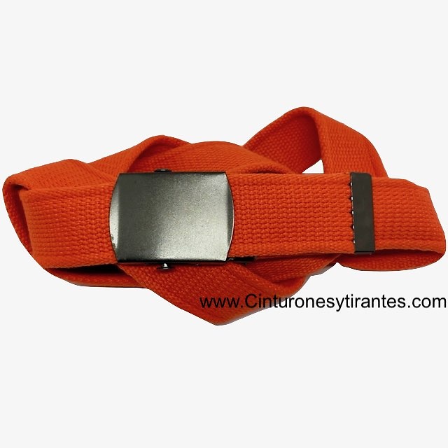 EXTRA STRONG WEBBING BELT WITH AUTOMATIC BUCKLE + COLOURS 