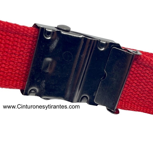 EXTRA STRONG WEBBING BELT WITH AUTOMATIC BUCKLE + COLOURS 