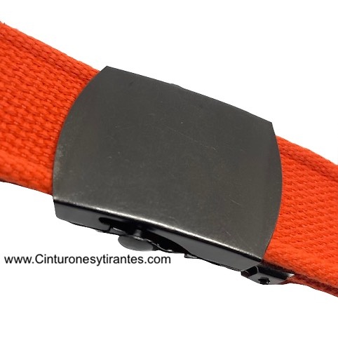 EXTRA STRONG WEBBING BELT WITH AUTOMATIC BUCKLE + COLOURS 