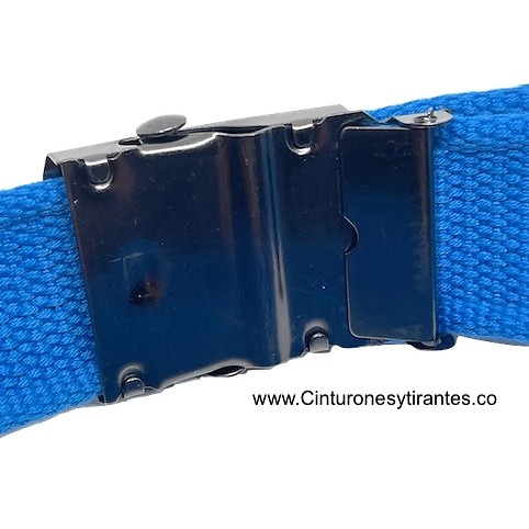 EXTRA STRONG WEBBING BELT WITH AUTOMATIC BUCKLE + COLOURS 