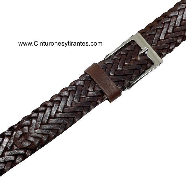 HABANA BRAIDING HANDMADE LEATHER BELT 