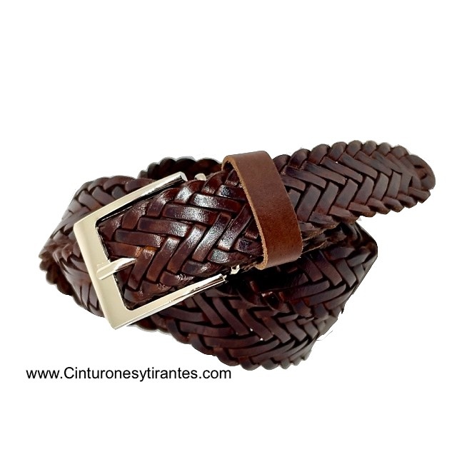 HABANA BRAIDING HANDMADE LEATHER BELT 