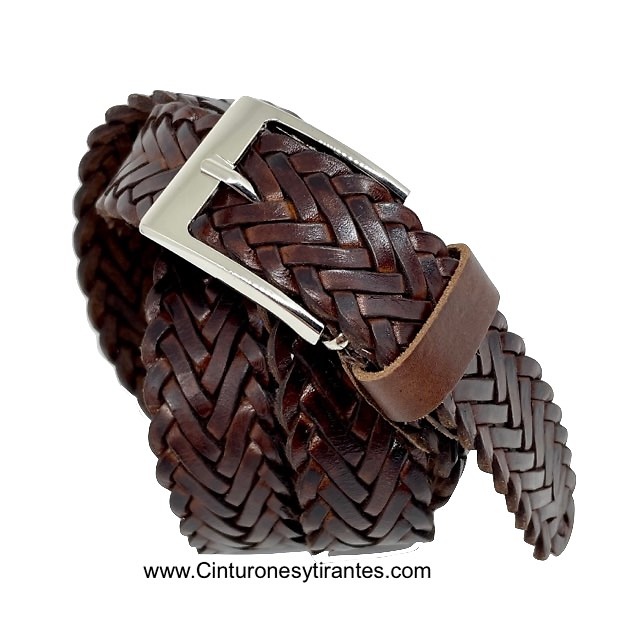 HABANA BRAIDING HANDMADE LEATHER BELT 