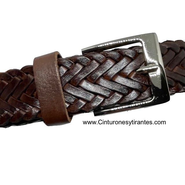 HABANA BRAIDING HANDMADE LEATHER BELT 