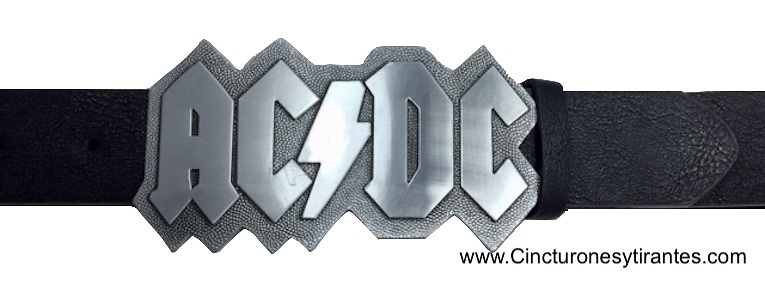 HEAVY METAL BELT WITH METAL BUCKLE ACDC 