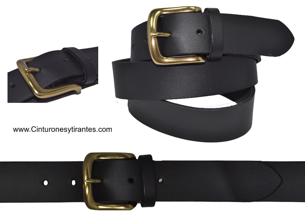 BLACK WITH GOLDEN BUCKLE 
