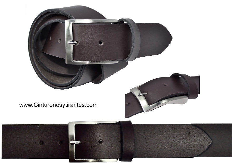 LEATHER BELT MAN SPORT OR INFORMAL DRESS 