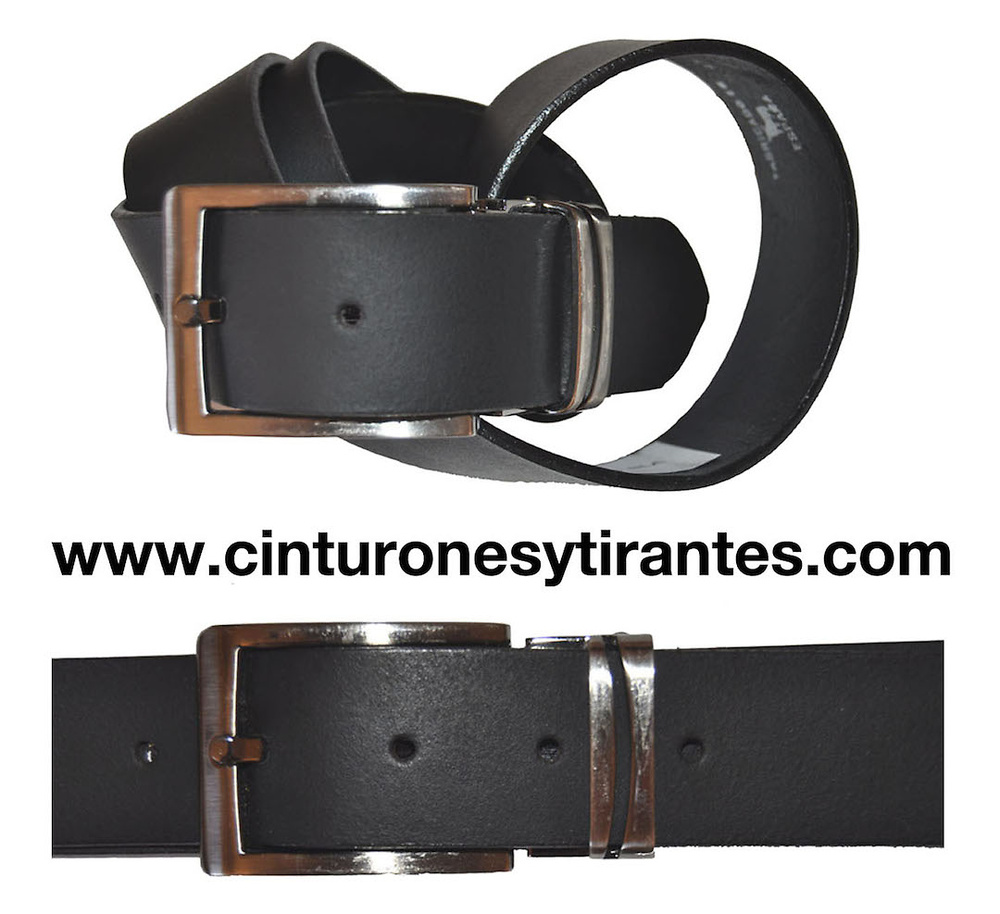 LEATHER BELT MAN SPORT OR INFORMAL DRESS 