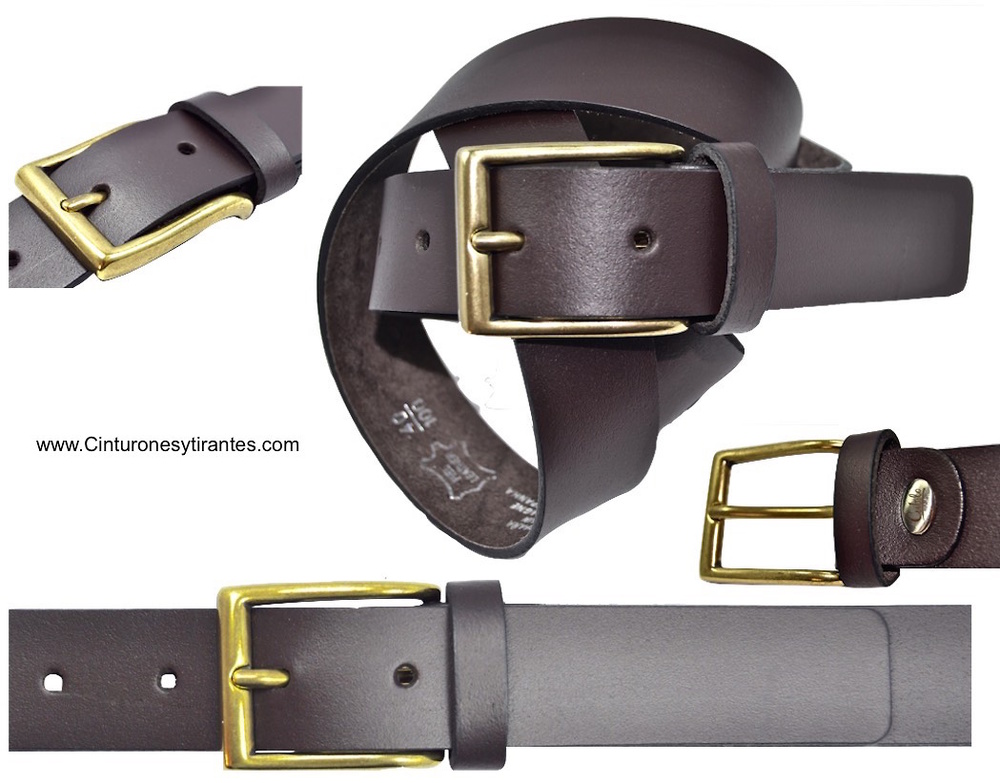 BROWN AND GOLD BUCKLE 