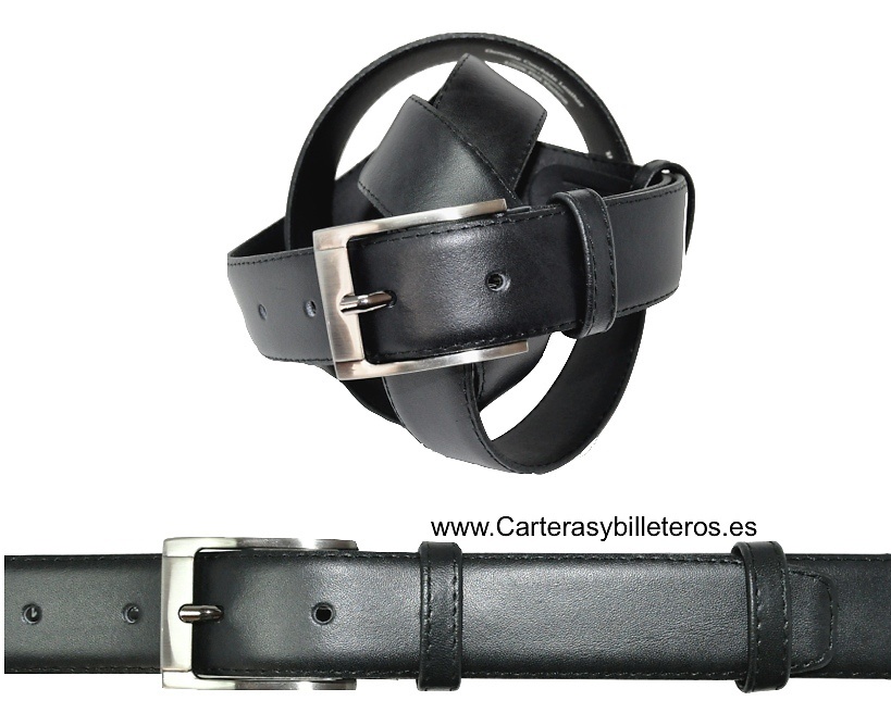 LEATHER BELT MENS CLASSIC 