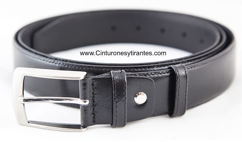 black leather man big size belt 