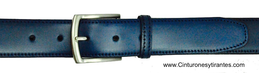 LEATHER BELT WITH SADDLE 