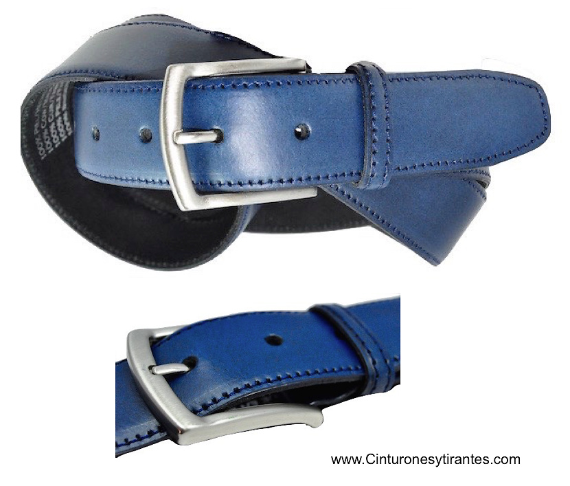 LEATHER BELT WITH SADDLE 