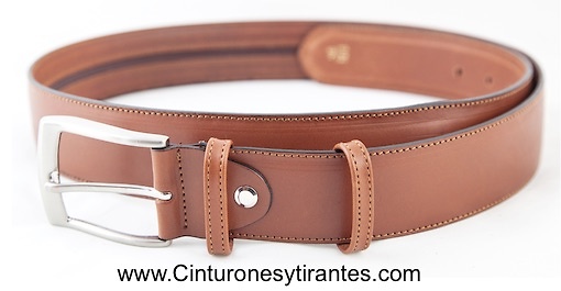LEATHER BUCKET BELT WITH GREAT CAPACITY 