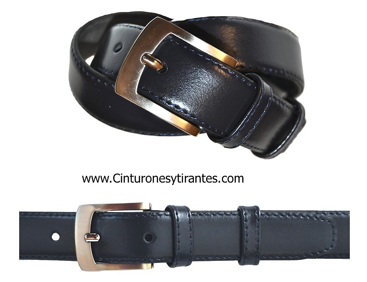 LEATHER COW BELT FOR BOY 