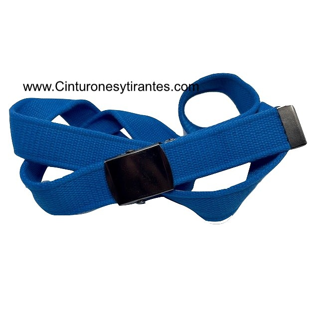 LONG EXTRA STRONG WEBBING BELT WITH AUTOMATIC BUCKLE + COLOURS 
