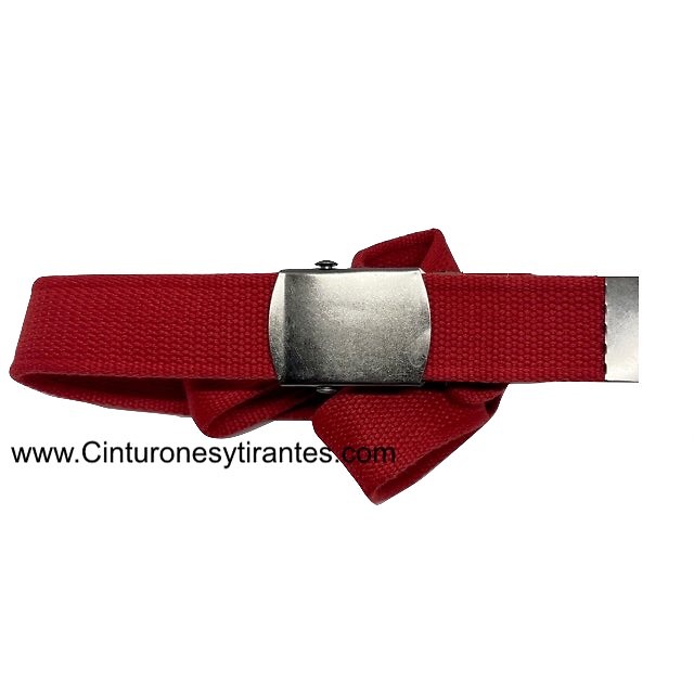 LONG EXTRA STRONG WEBBING BELT WITH AUTOMATIC BUCKLE + COLOURS 